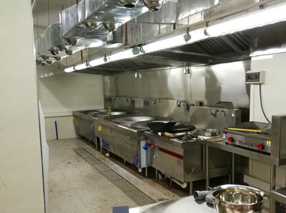 学校食堂千亿球友会工程施工现场