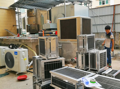 驰能商用油烟千亿球友会工程施工现场