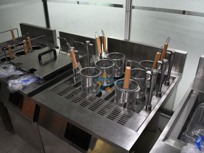 立式商用多头煮面炉实拍图