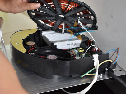 台式商用组合电磁炉实拍图