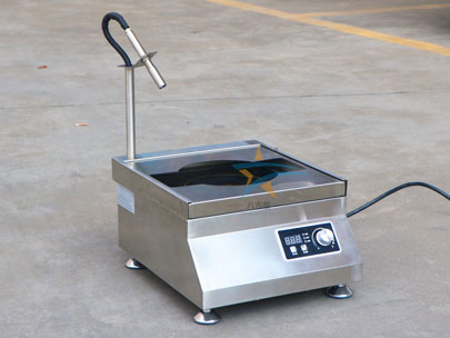 台式商用铁板烧电磁炉实拍图