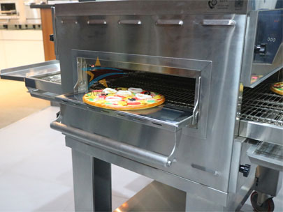 履带式电热披萨炉实拍图