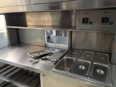 外卖保温柜实拍图