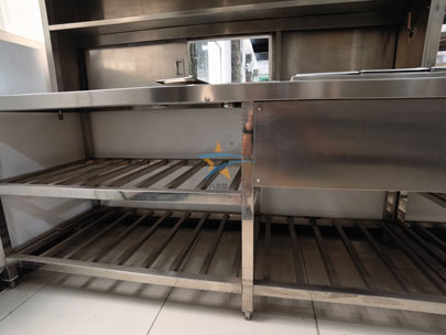 外卖保温柜实拍图