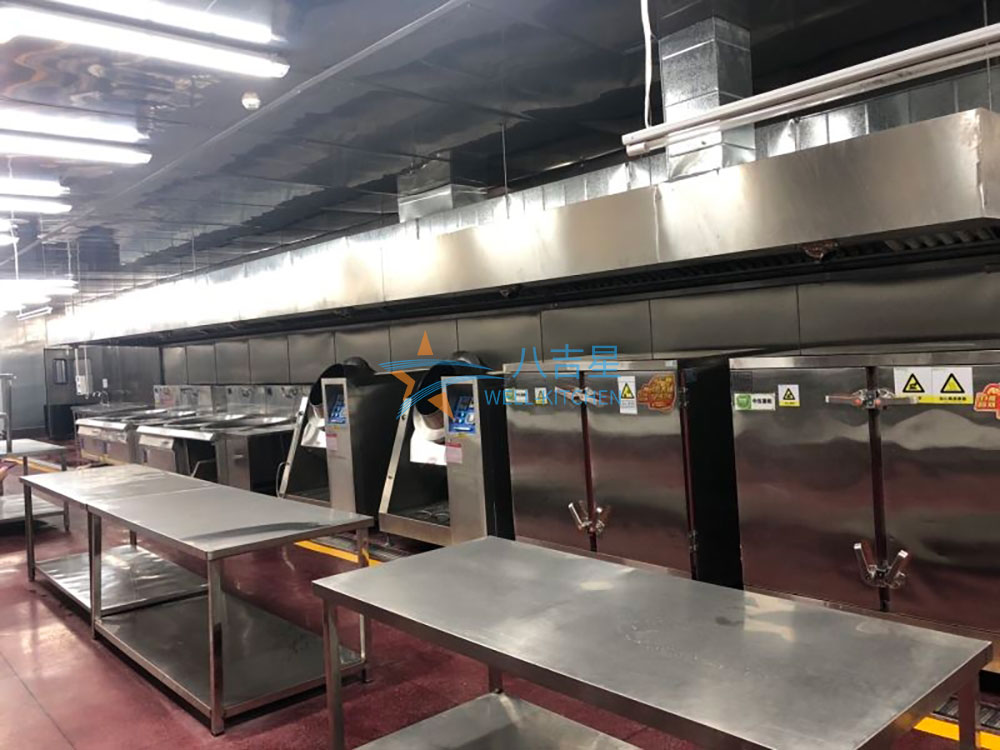 200-300人单位食堂千亿球友会工程3d效果图