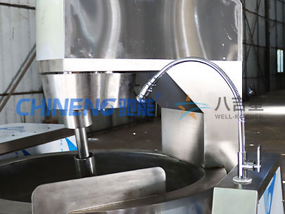 商用电磁行星搅拌炒菜机实拍图