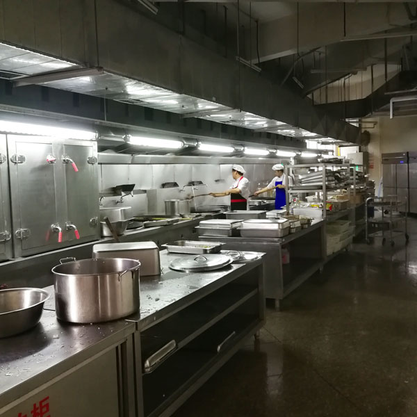 东莞大岭山第二小学食堂千亿球友会烹饪区