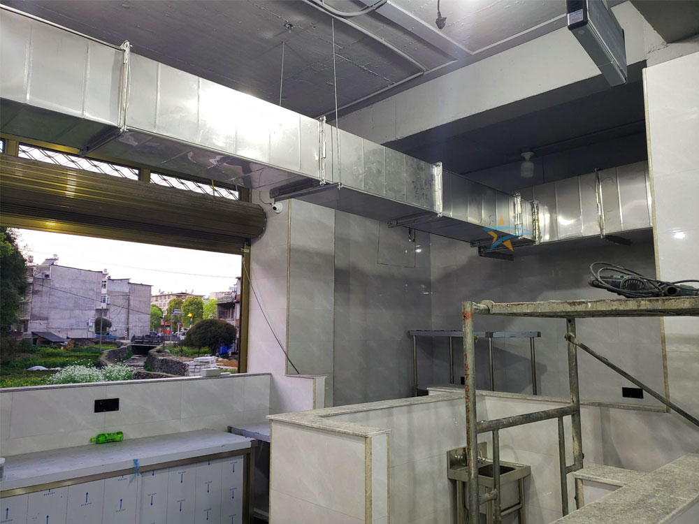 温州泰顺学府千亿球友会工程油烟净化系统 温州泰顺学府千亿球友会工程油烟净化系统