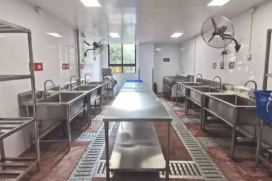 学校食堂千亿球友会下水道管直径是多少