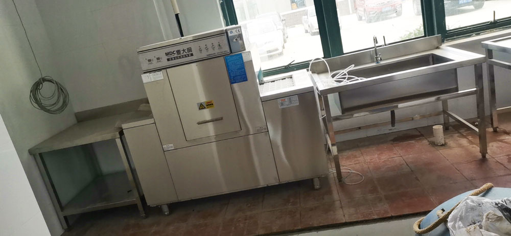 食堂千亿球友会专用自动长龙洗碗机