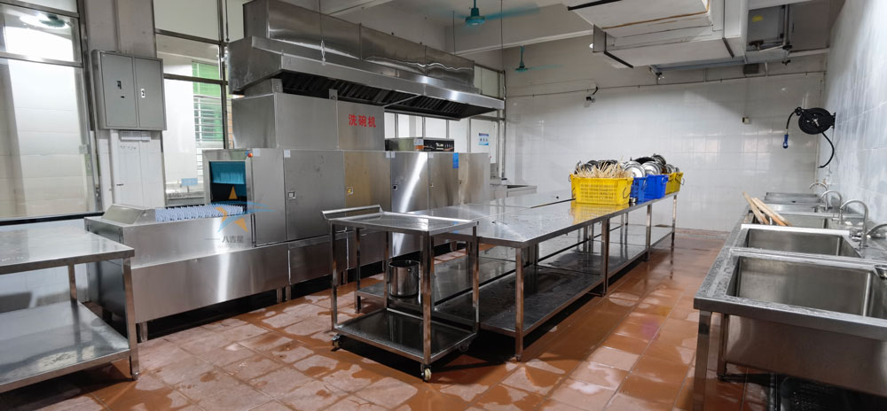 虎门捷胜小学食堂千亿球友会清洗区