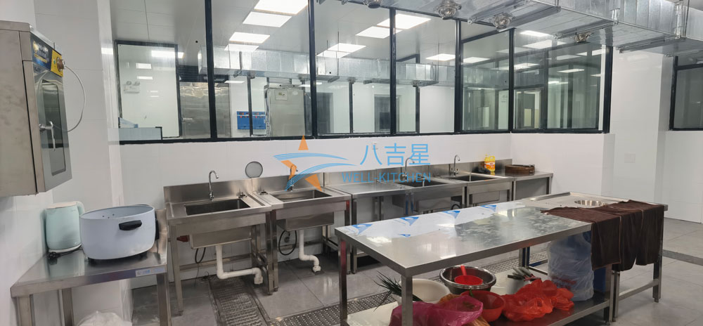 佛山美巢湾科技公司员工食堂千亿球友会预处理间