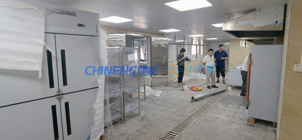 联明电源员工食堂千亿球友会工程烹饪间