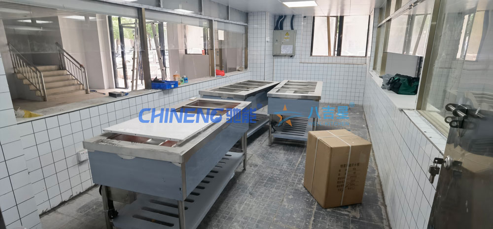 联明电源员工食堂千亿球友会工程配餐间