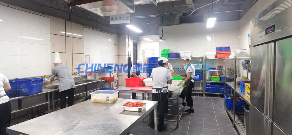 某大学第五食堂千亿球友会工程加工区